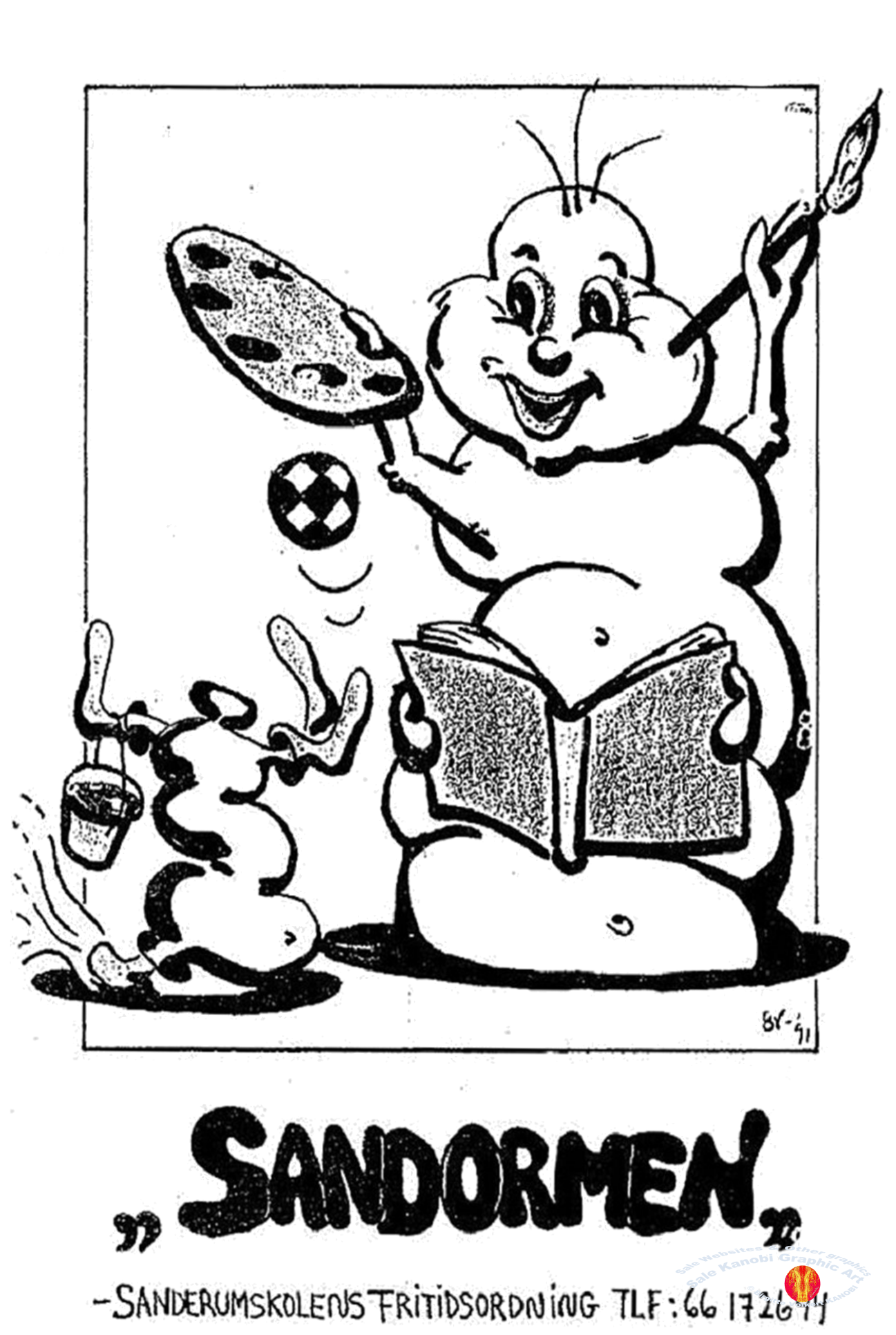Forside månedsblad Sandormen Kanobi R